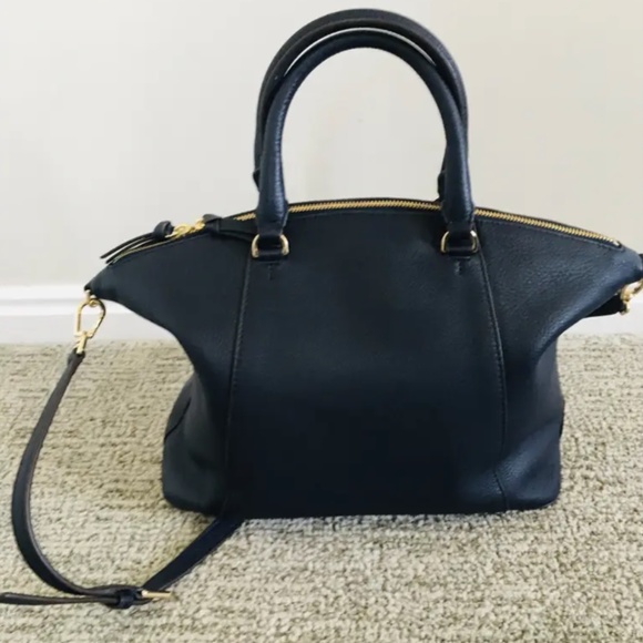 Authentic Tory Burch 'Medium Bombe T' Satchel - Picture 6 of 10